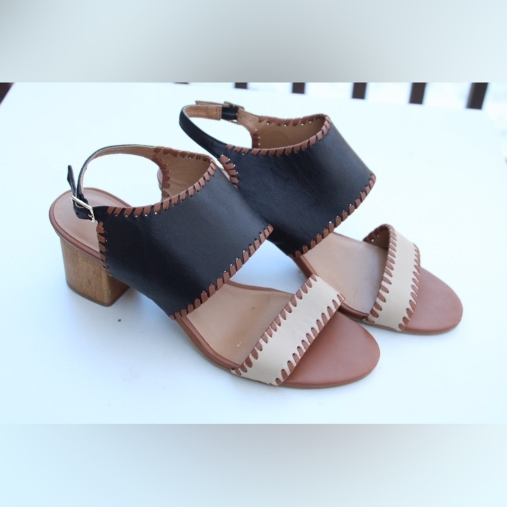 Jack Rogers Sloane Mixed Mid Heels